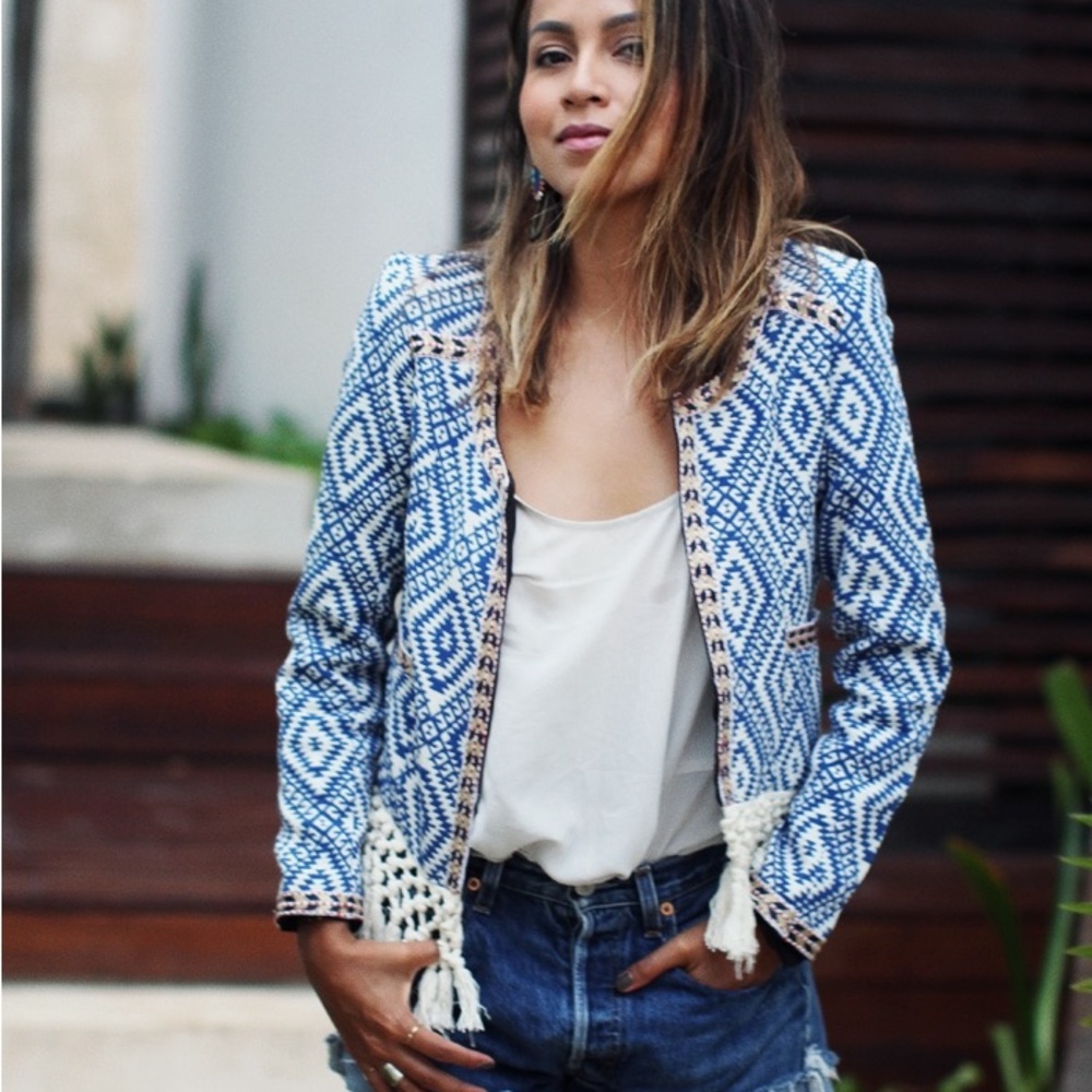 Tularosa Santa Fe Fringe Jacket - Size Small